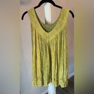 NWT Advance Apparels Sleeveless Top - SZ FREE SIZE